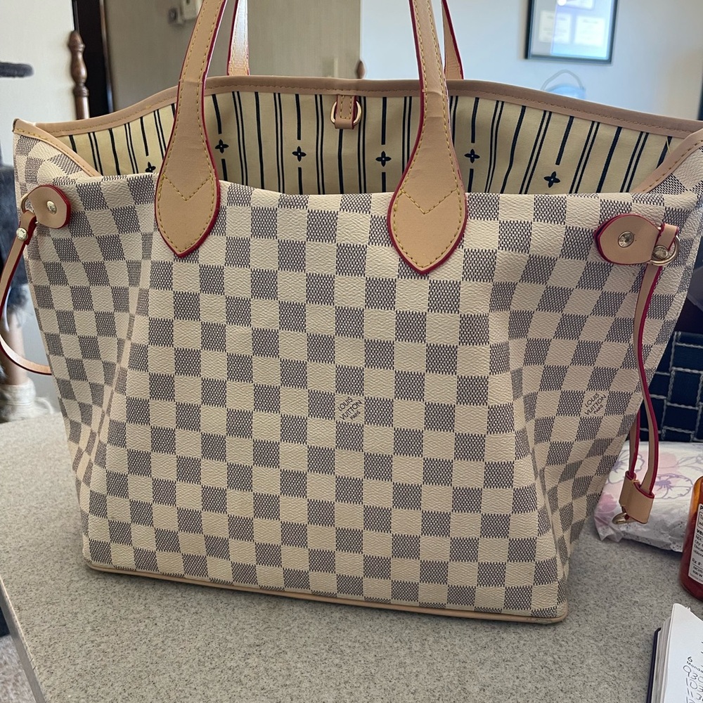 Checkered Tote Bag